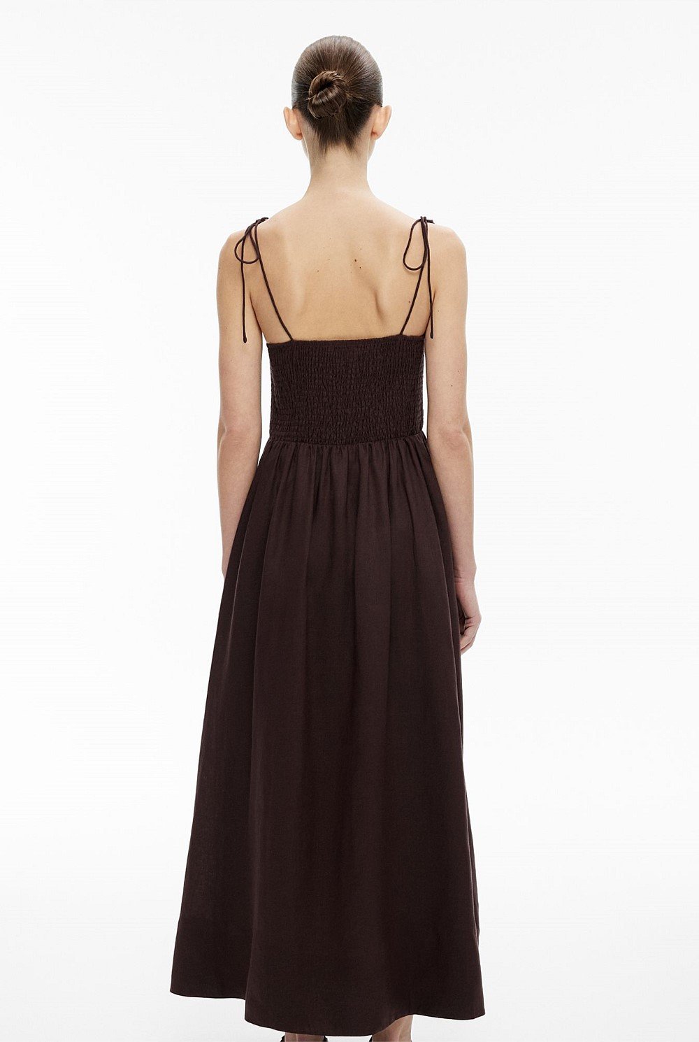 Shirred Maxi Dress
