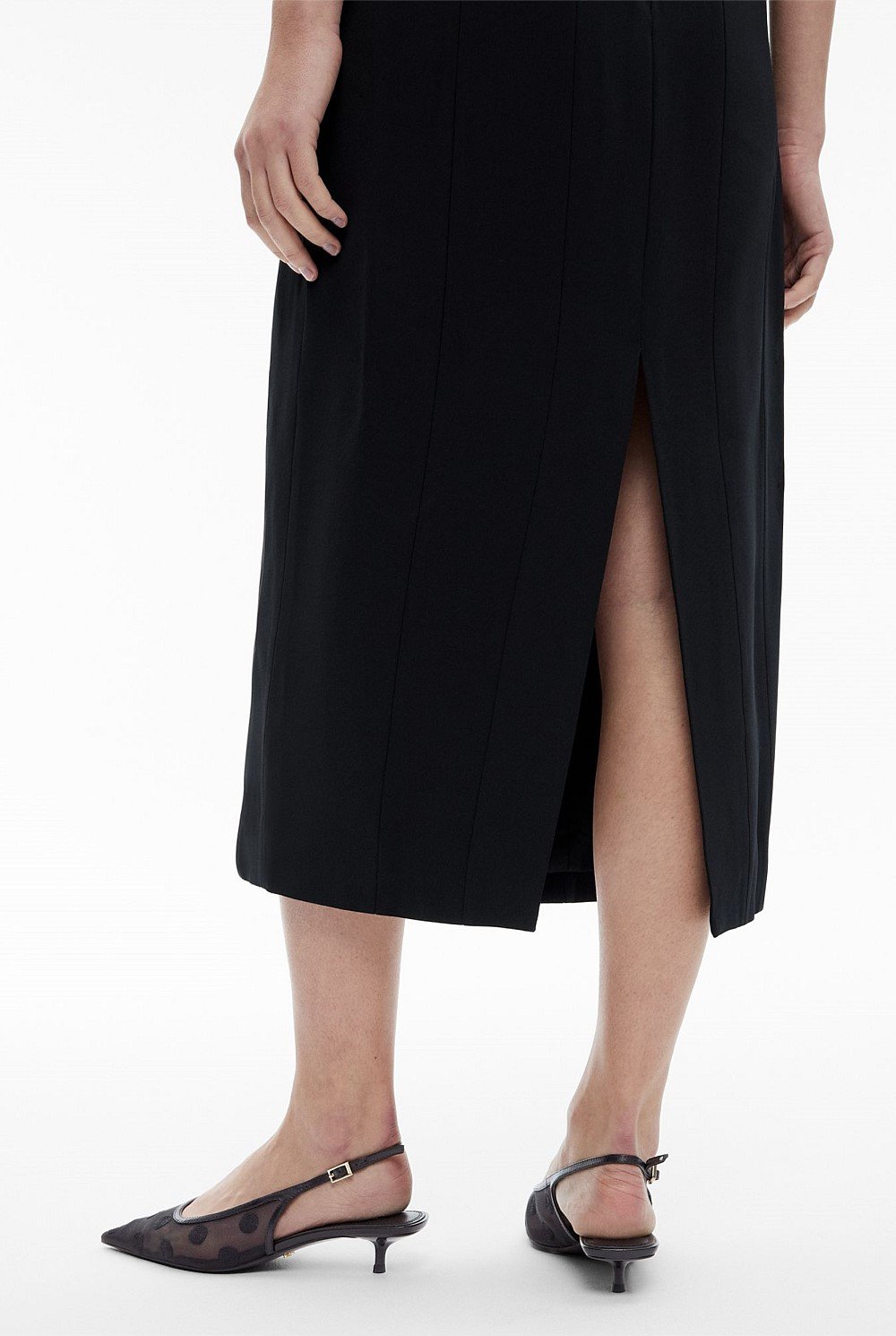 Contrast Column Dress