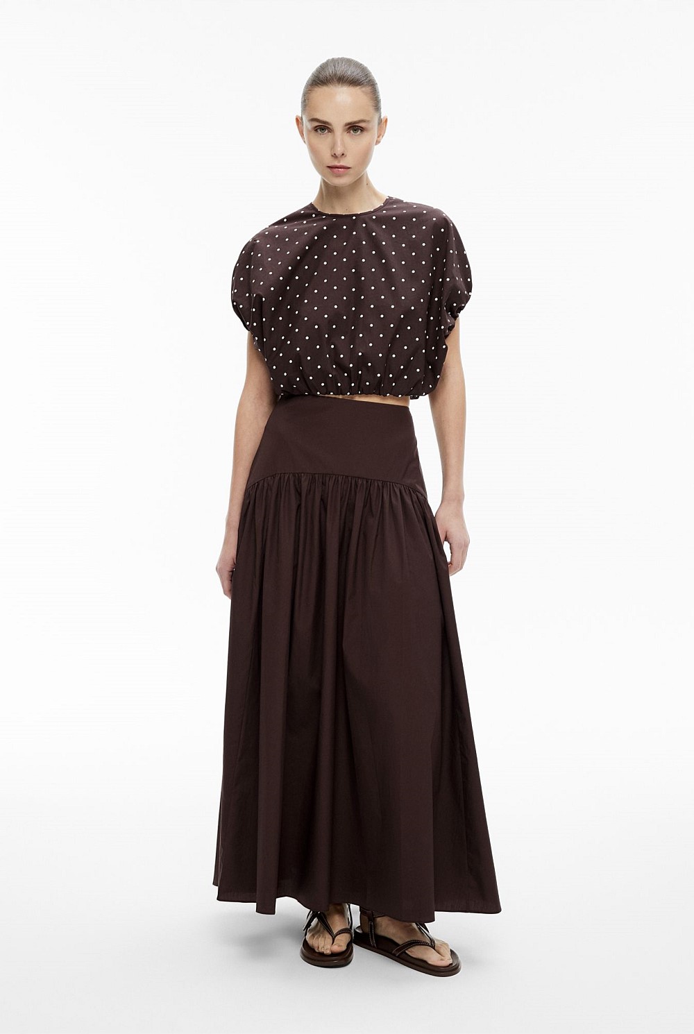 Basque Midi Skirt