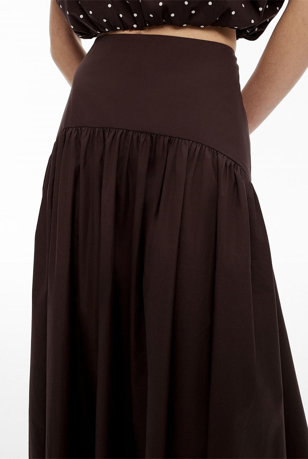 Basque Midi Skirt