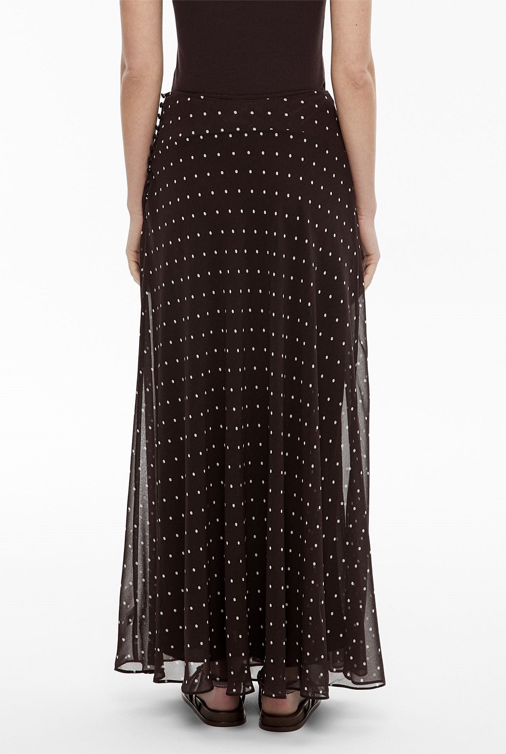Basque Maxi Skirt