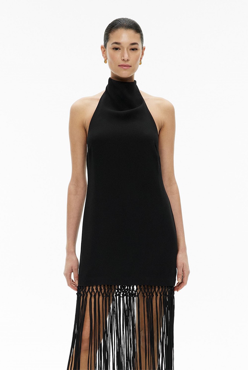 Fringe Hem Dress