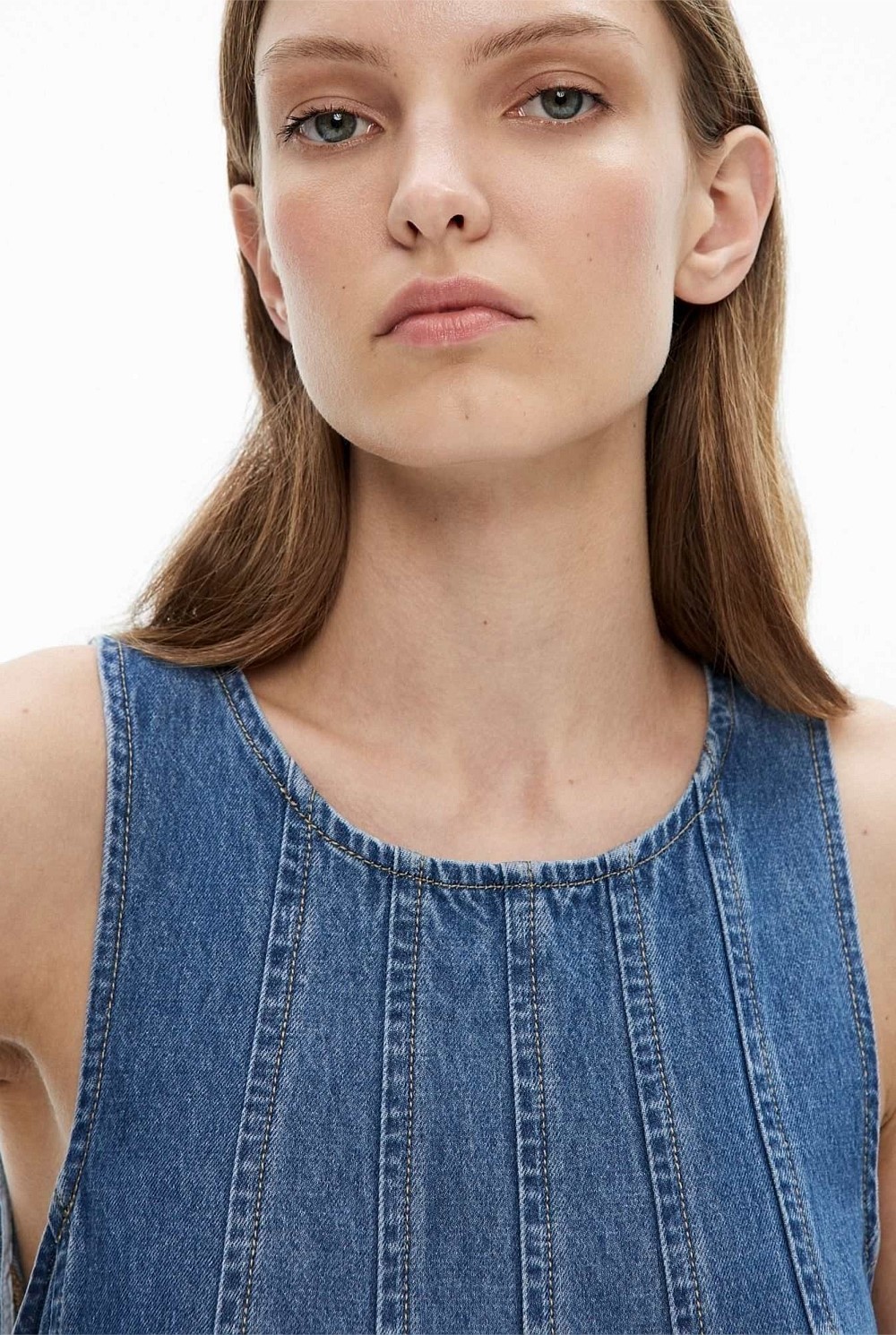 Denim Swing Dress