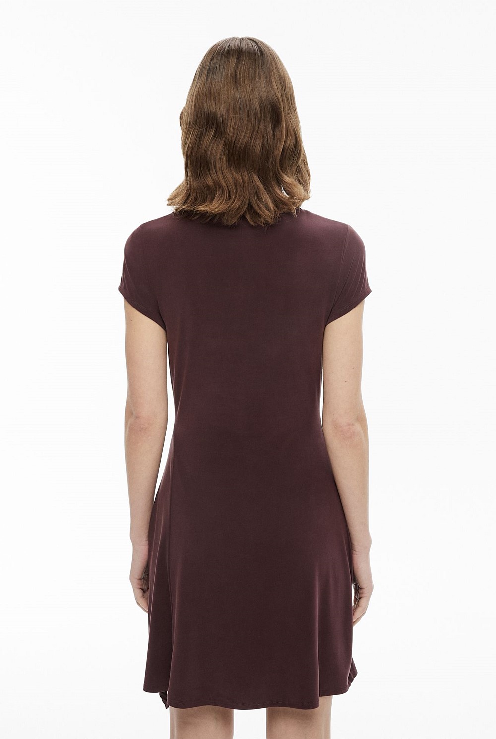 Draped Hem Dress