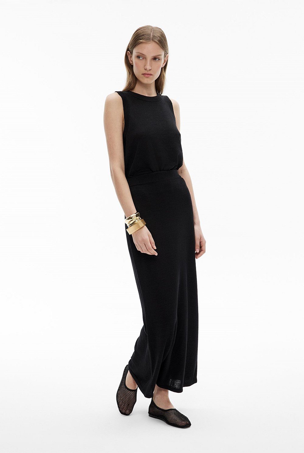 Knit Maxi Skirt