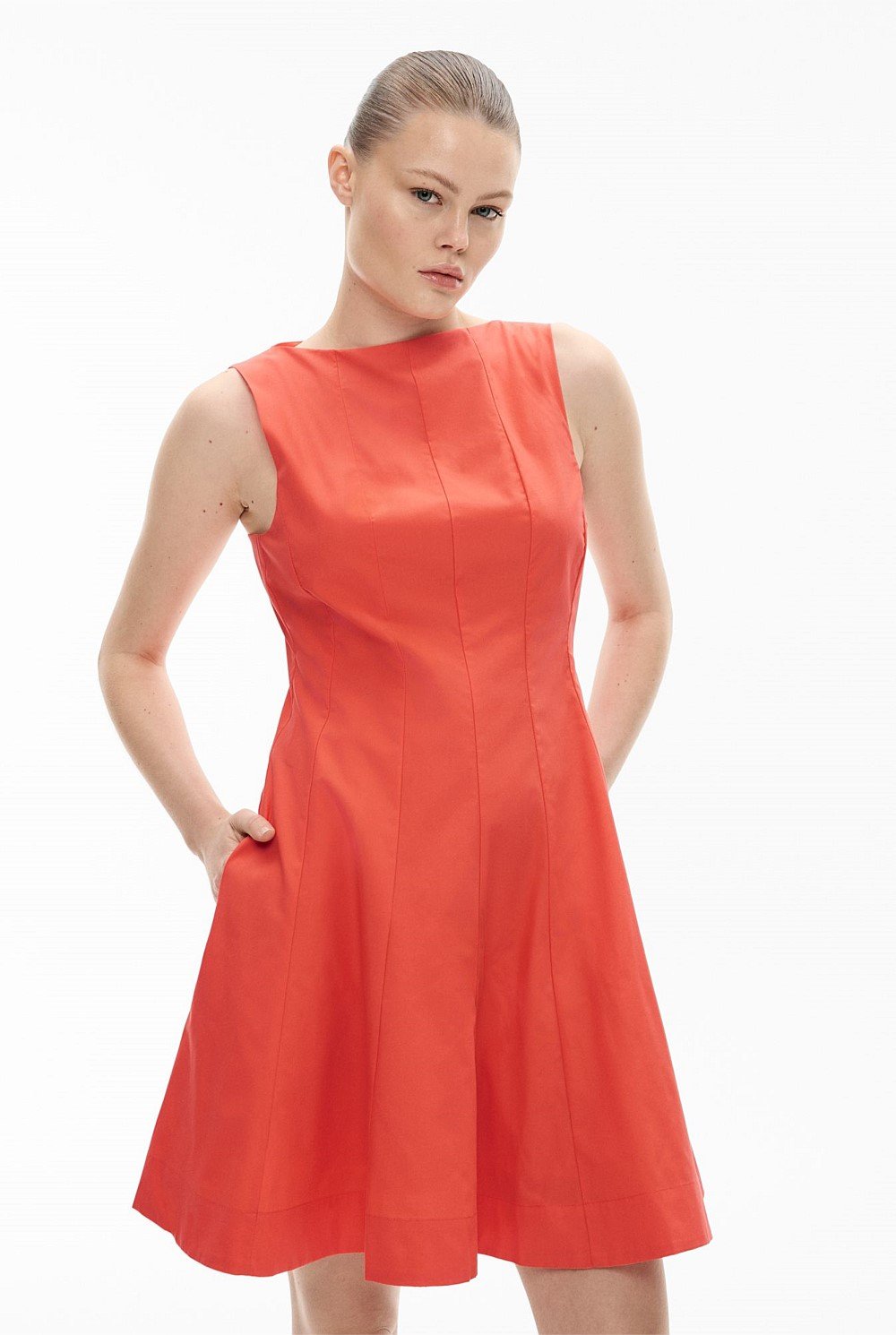 Panelled Mini Dress
