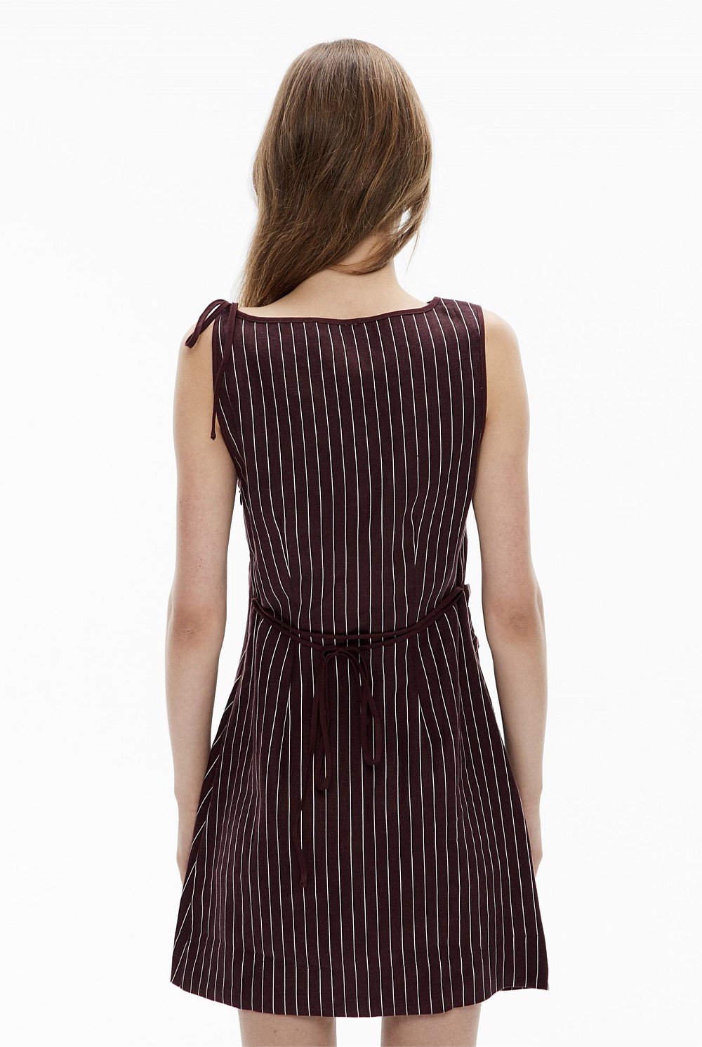 Tie Shoulder Mini Dress