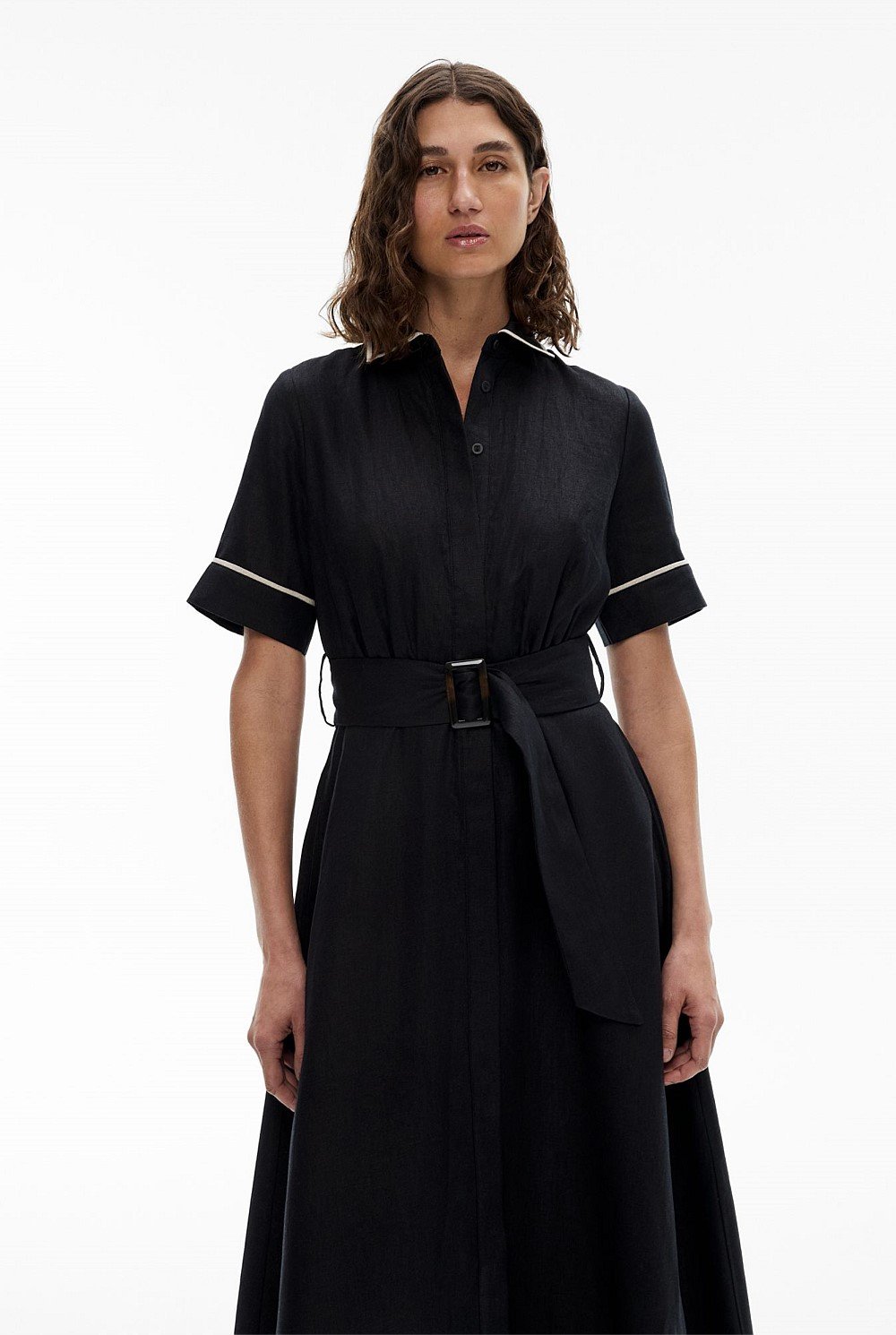 Contrast Maxi Dress