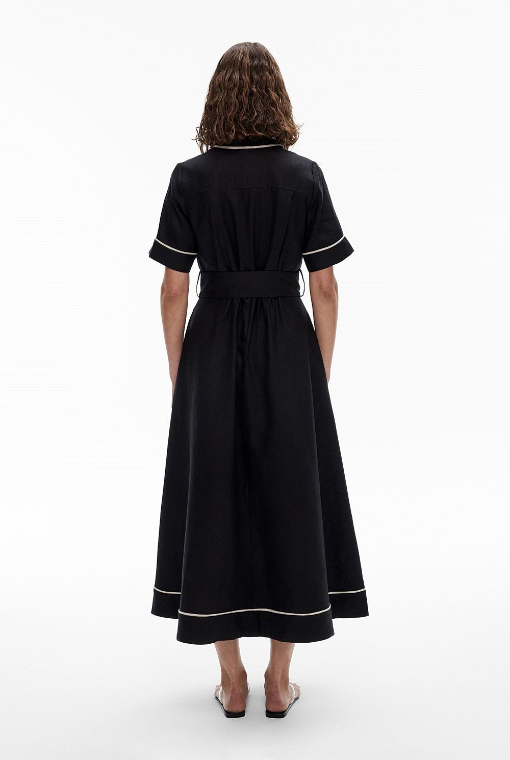 Contrast Maxi Dress