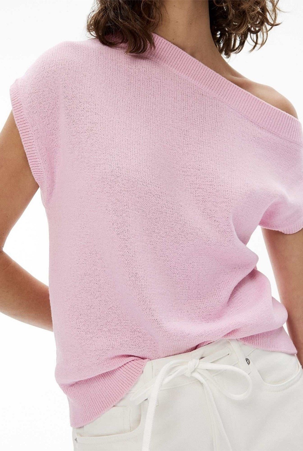 Off Shoulder Knit Top