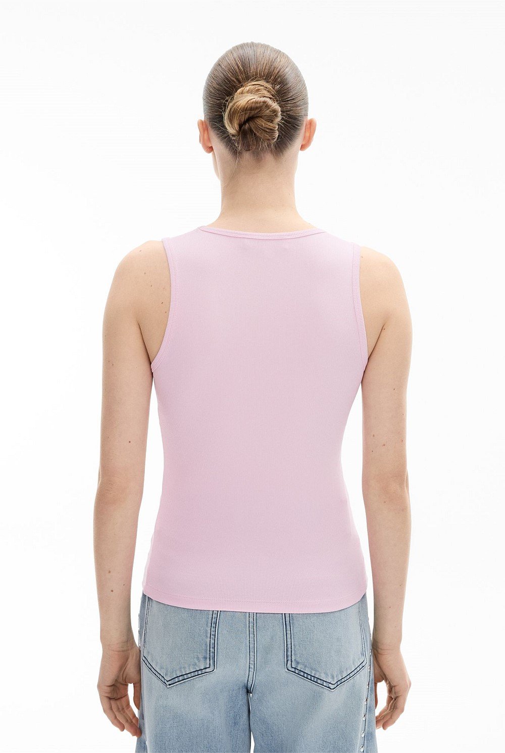 Scoop Rib Tank Top
