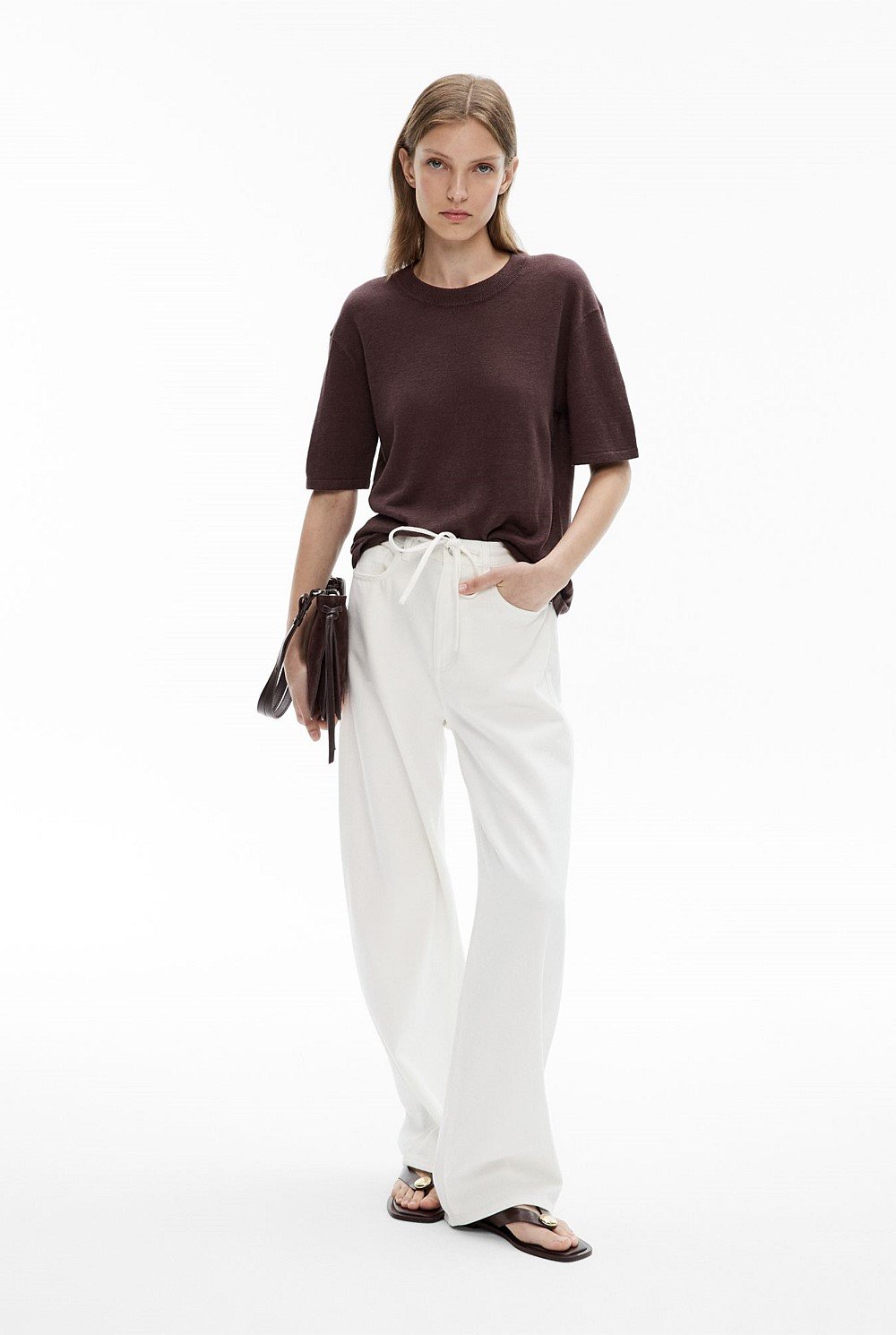 Linen Knit T-Shirt