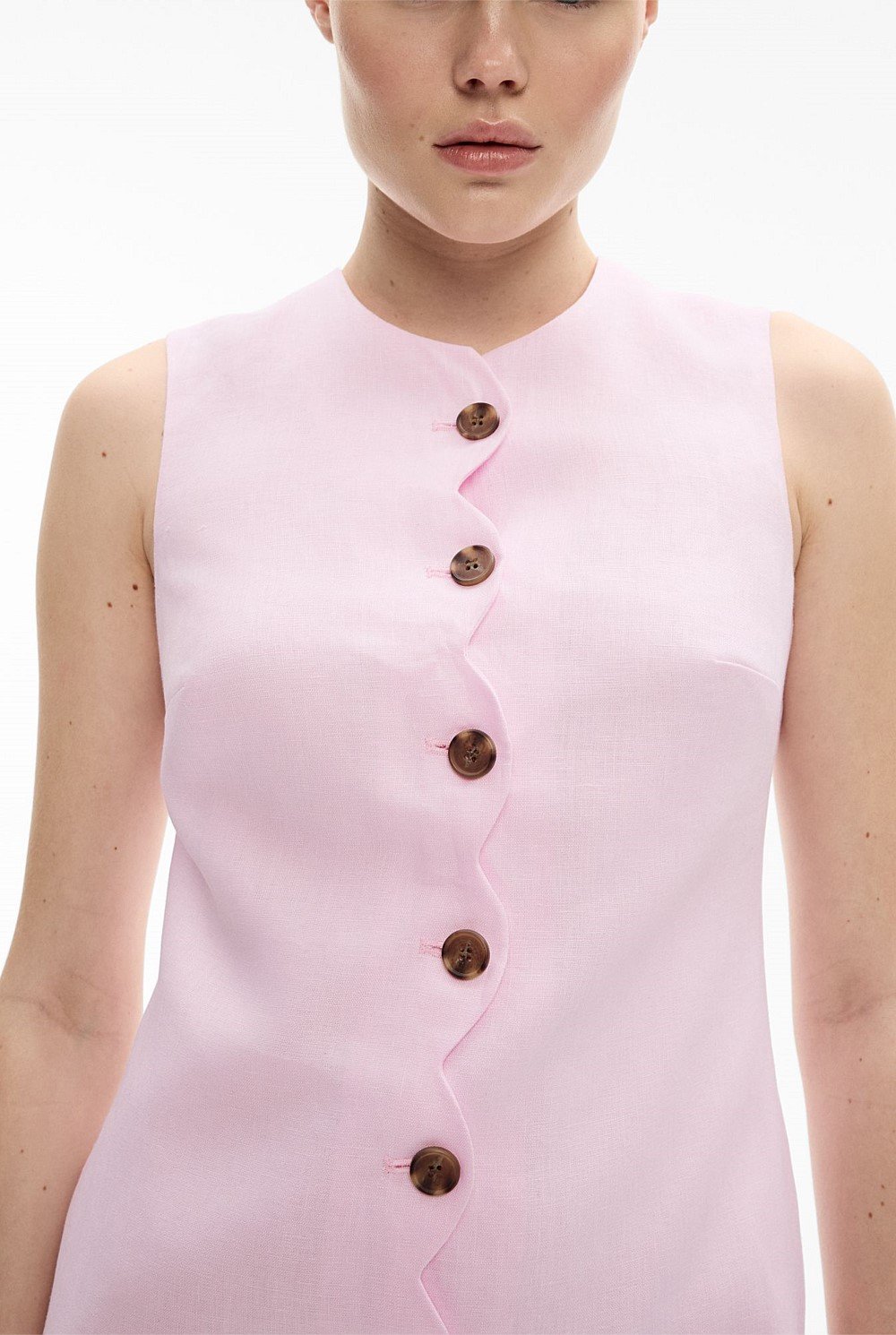 Scallop Mini Dress