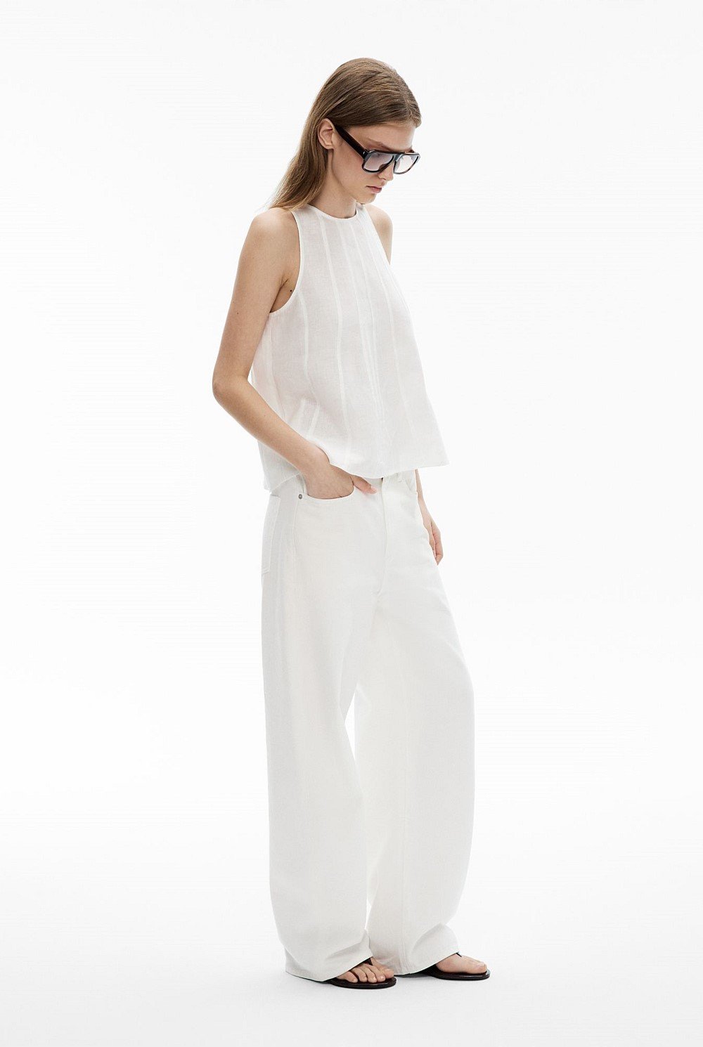 Seam Detail Swing Tank Top