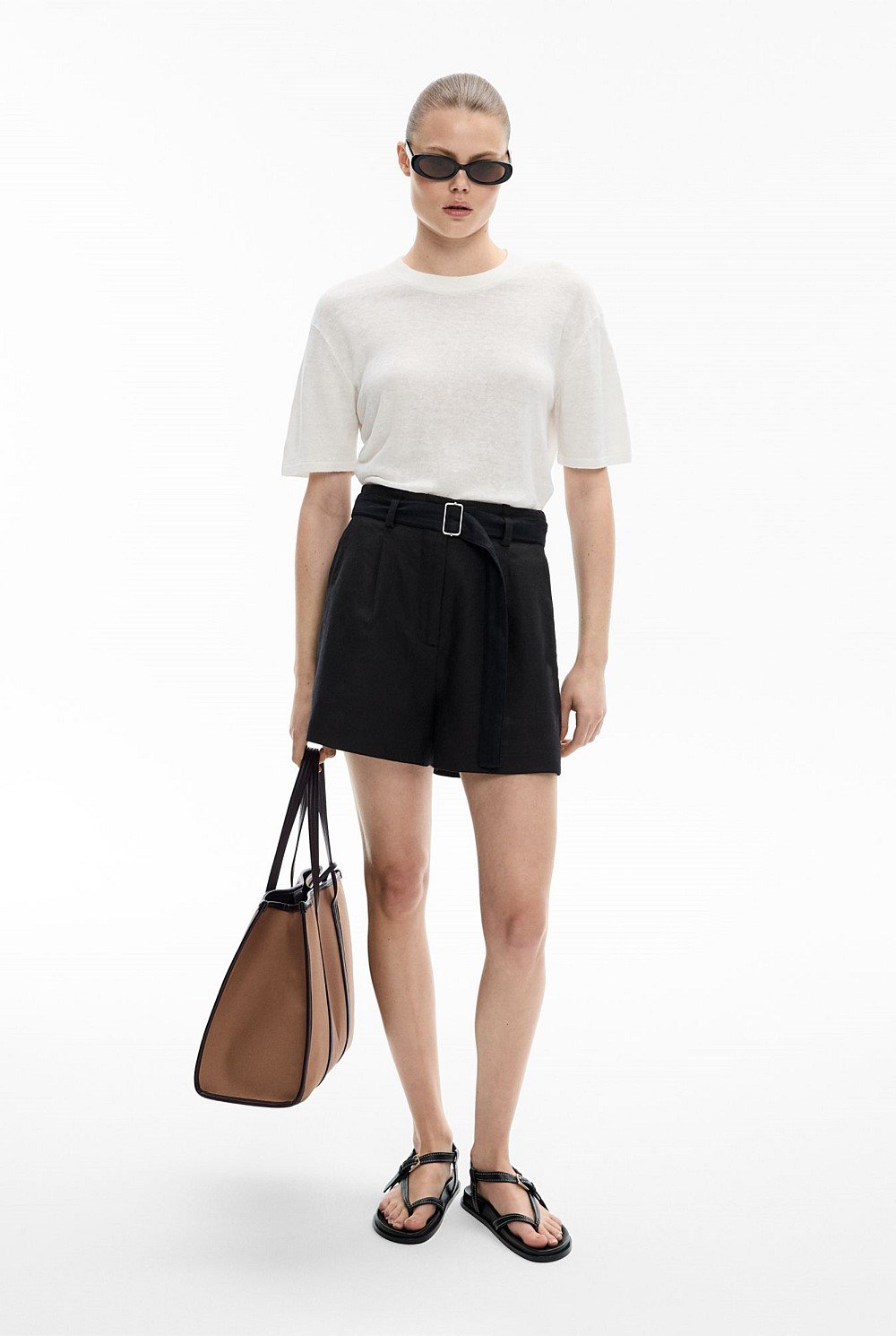 Linen Knit T-Shirt