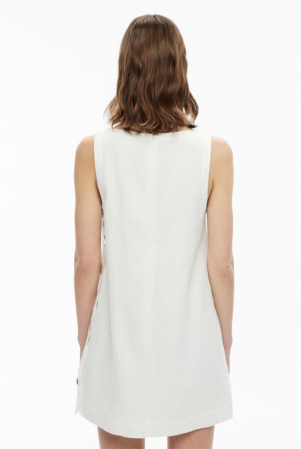 Button Side Dress