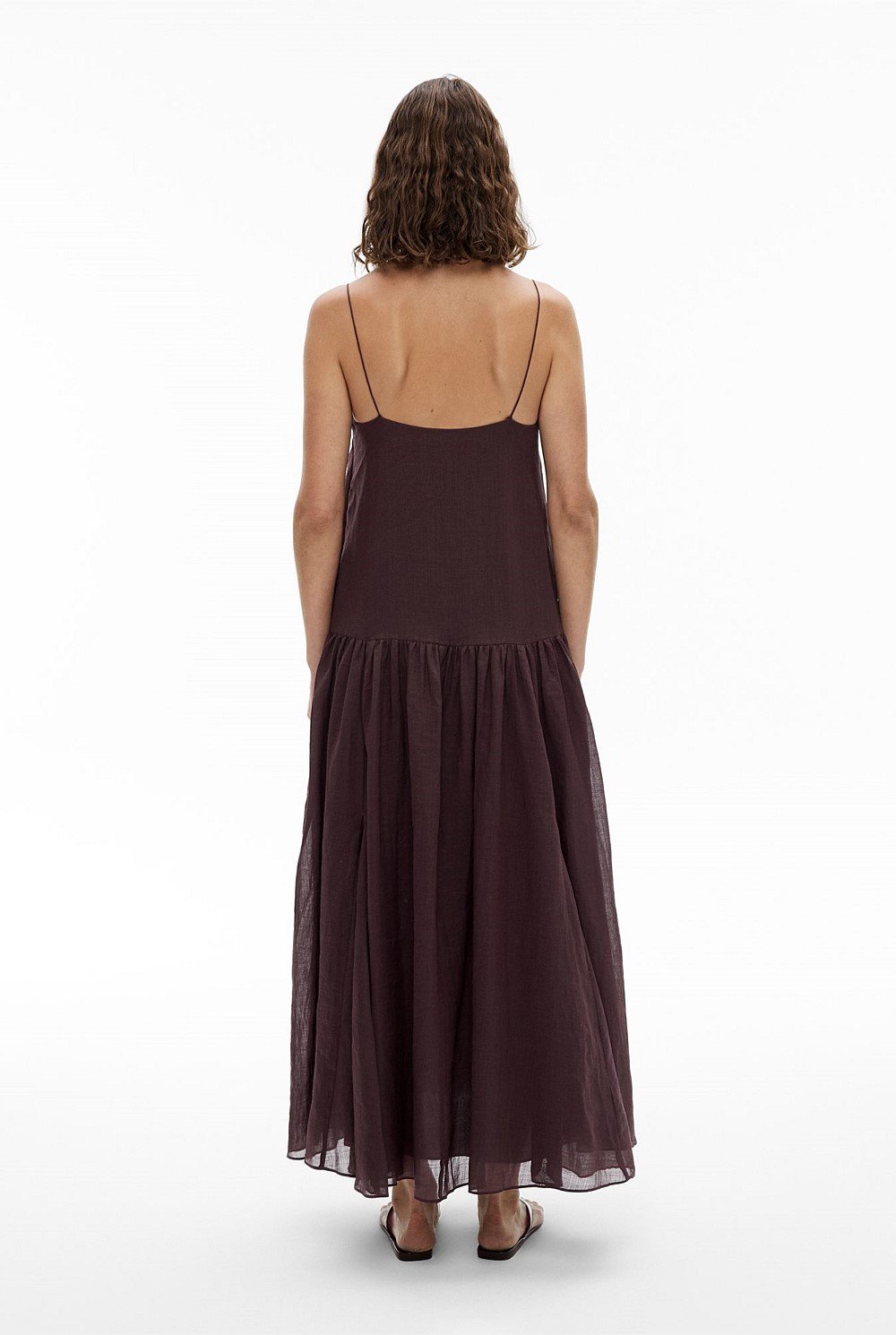 Fine Strap Maxi Dress