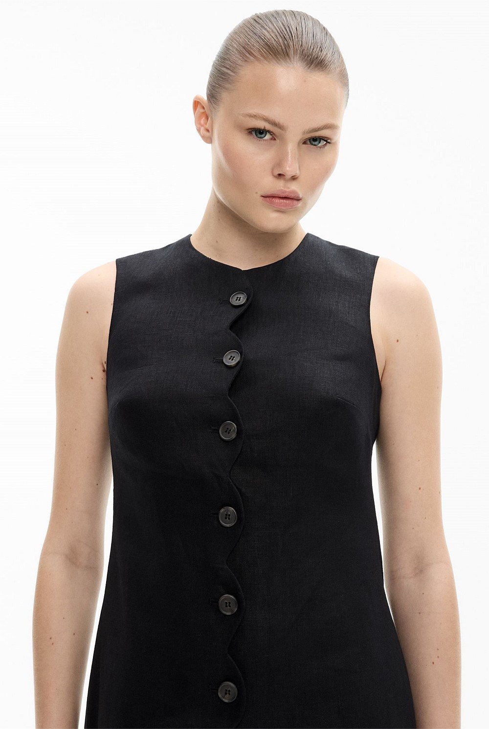 Scallop Mini Dress