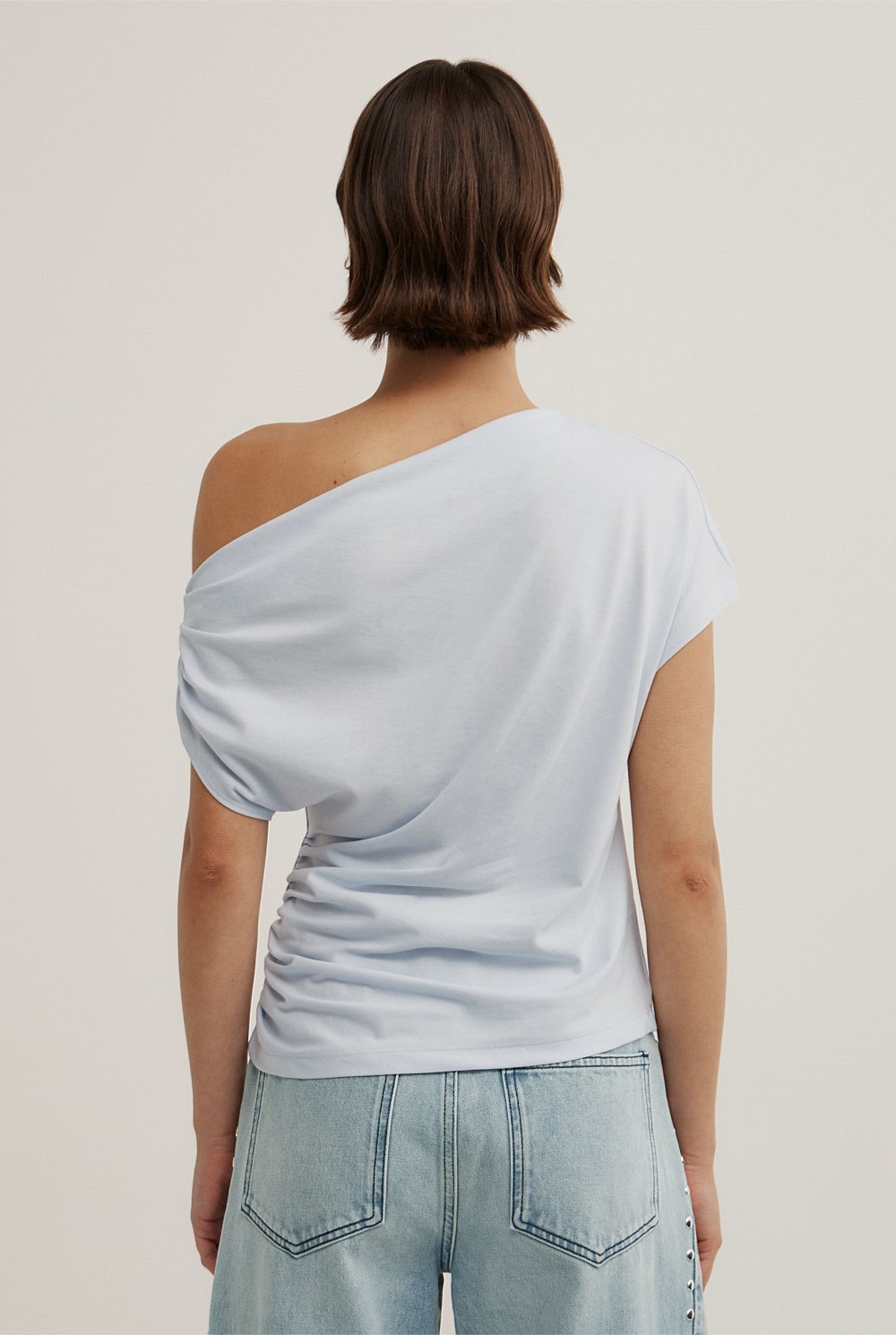 Asymmetric Drape T-Shirt