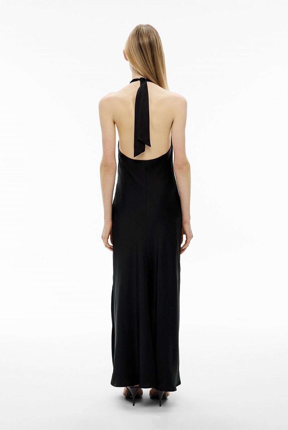Halter Drape Dress