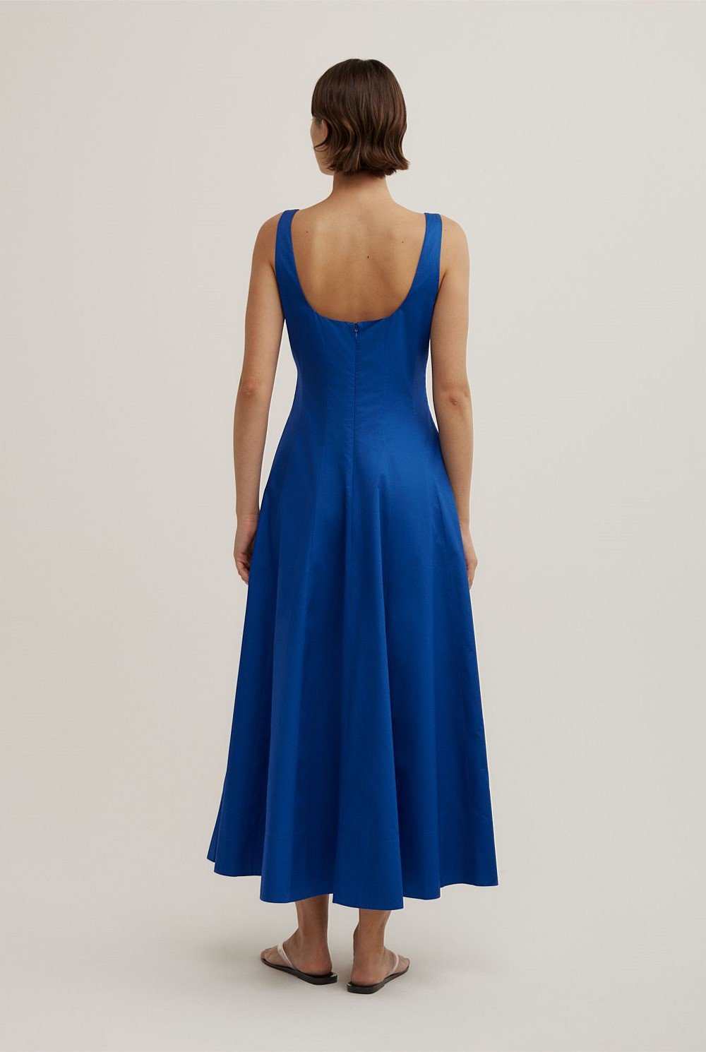 Seam Detail Midi Dress