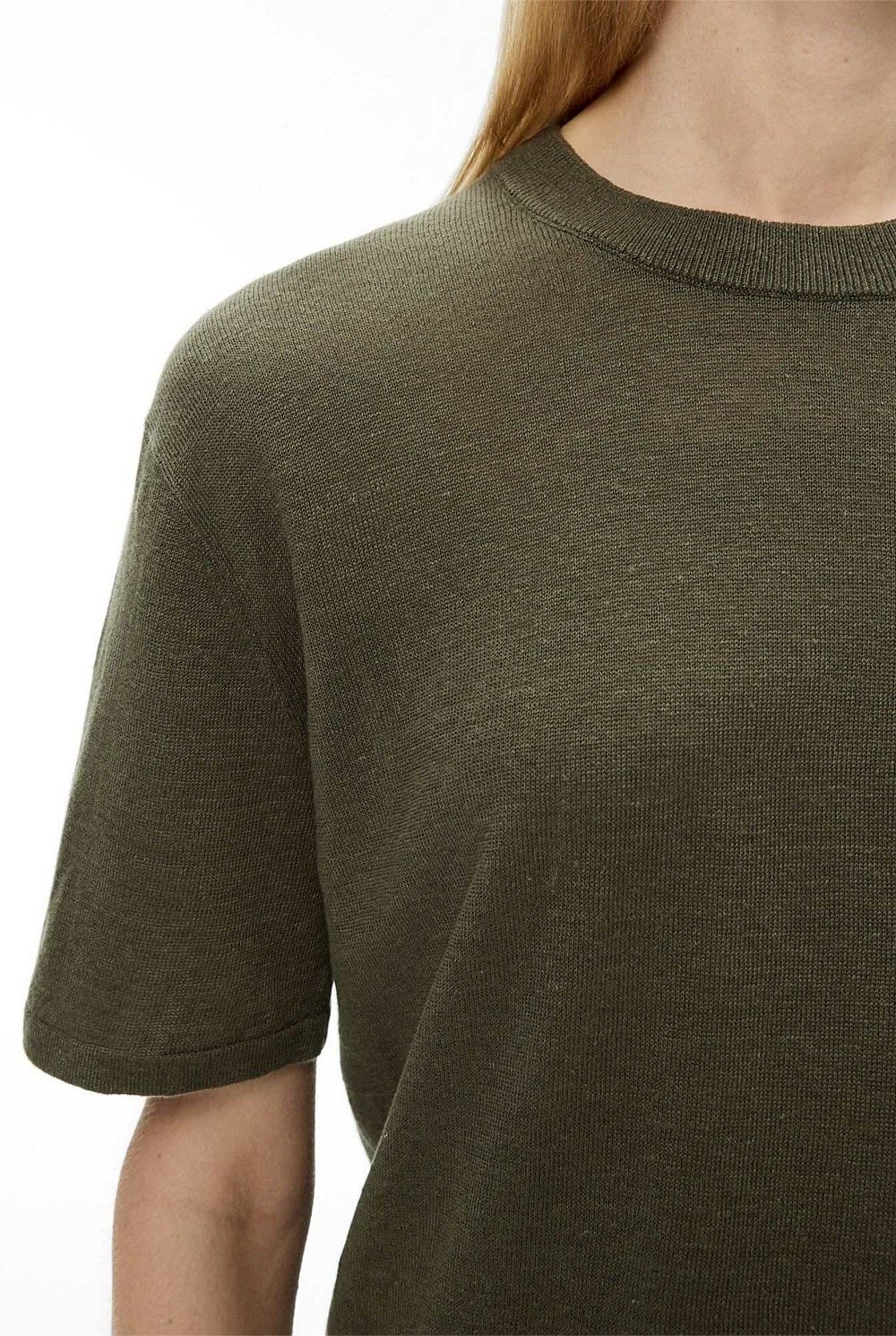 Linen Knit T-Shirt