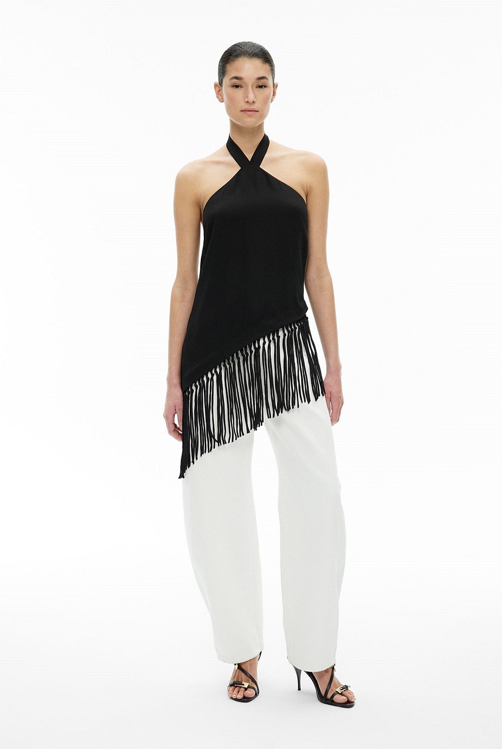 Fringe Halter Top