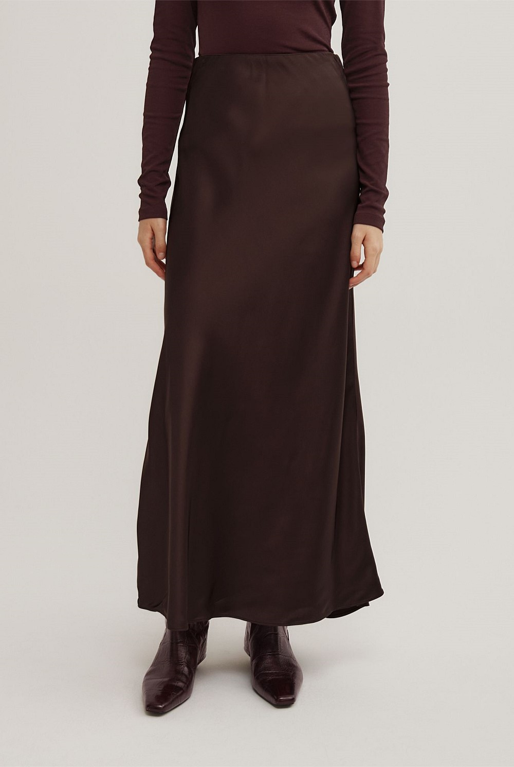 Bias Slip Skirt