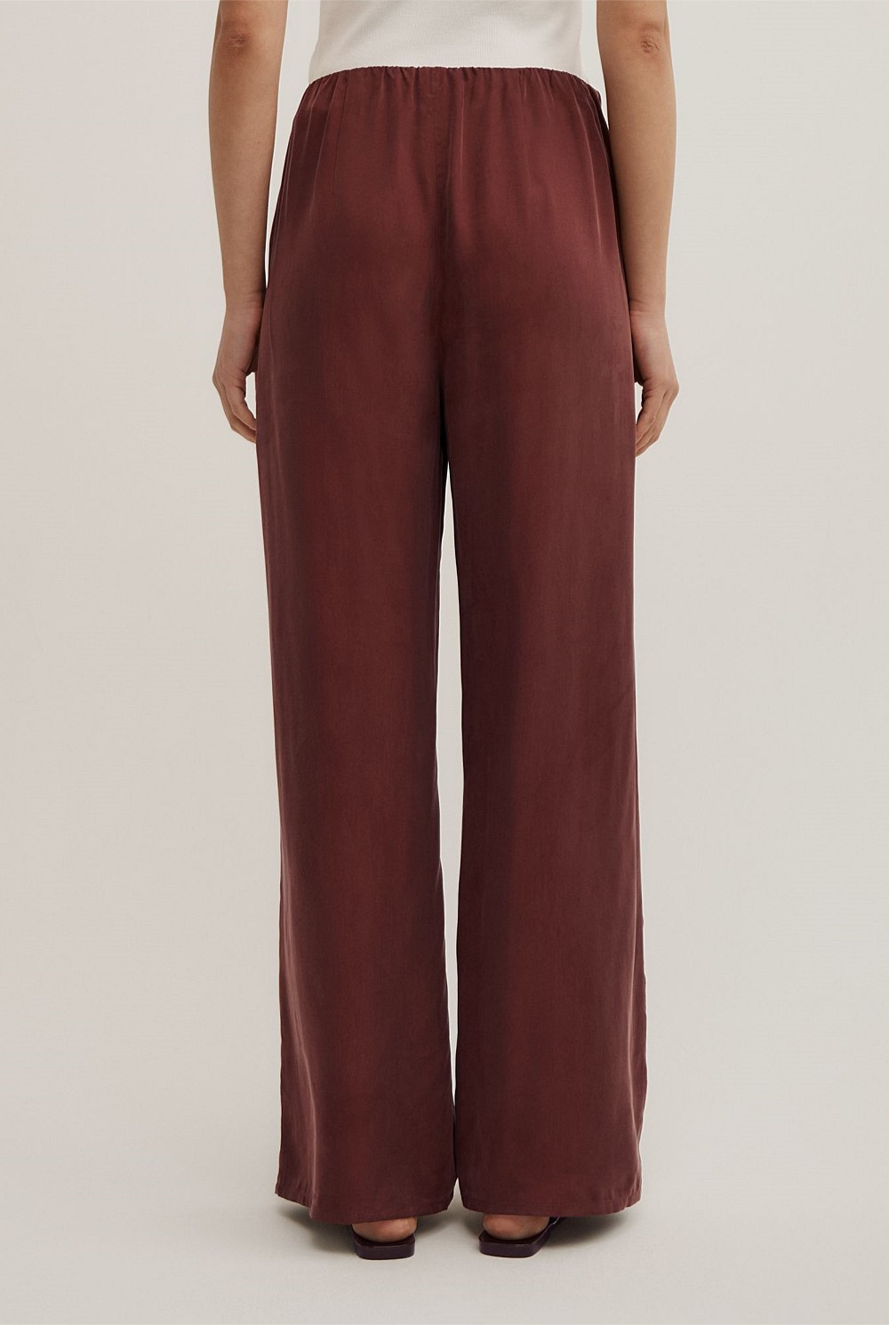 Pull On Cupro Pants