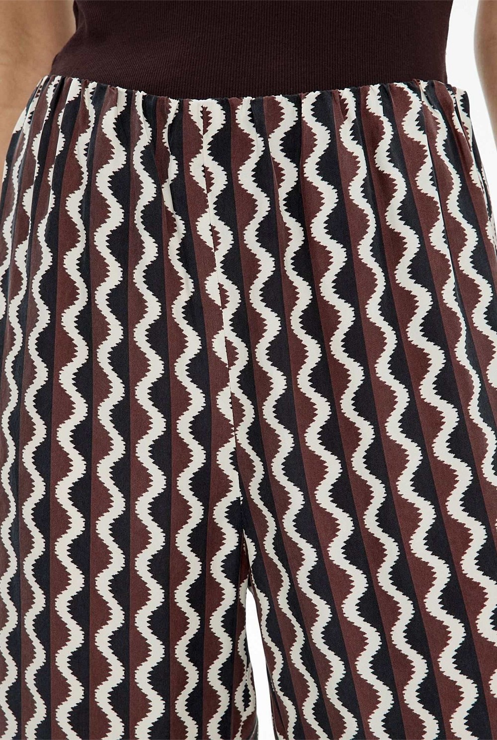 Pull On Cupro Pants