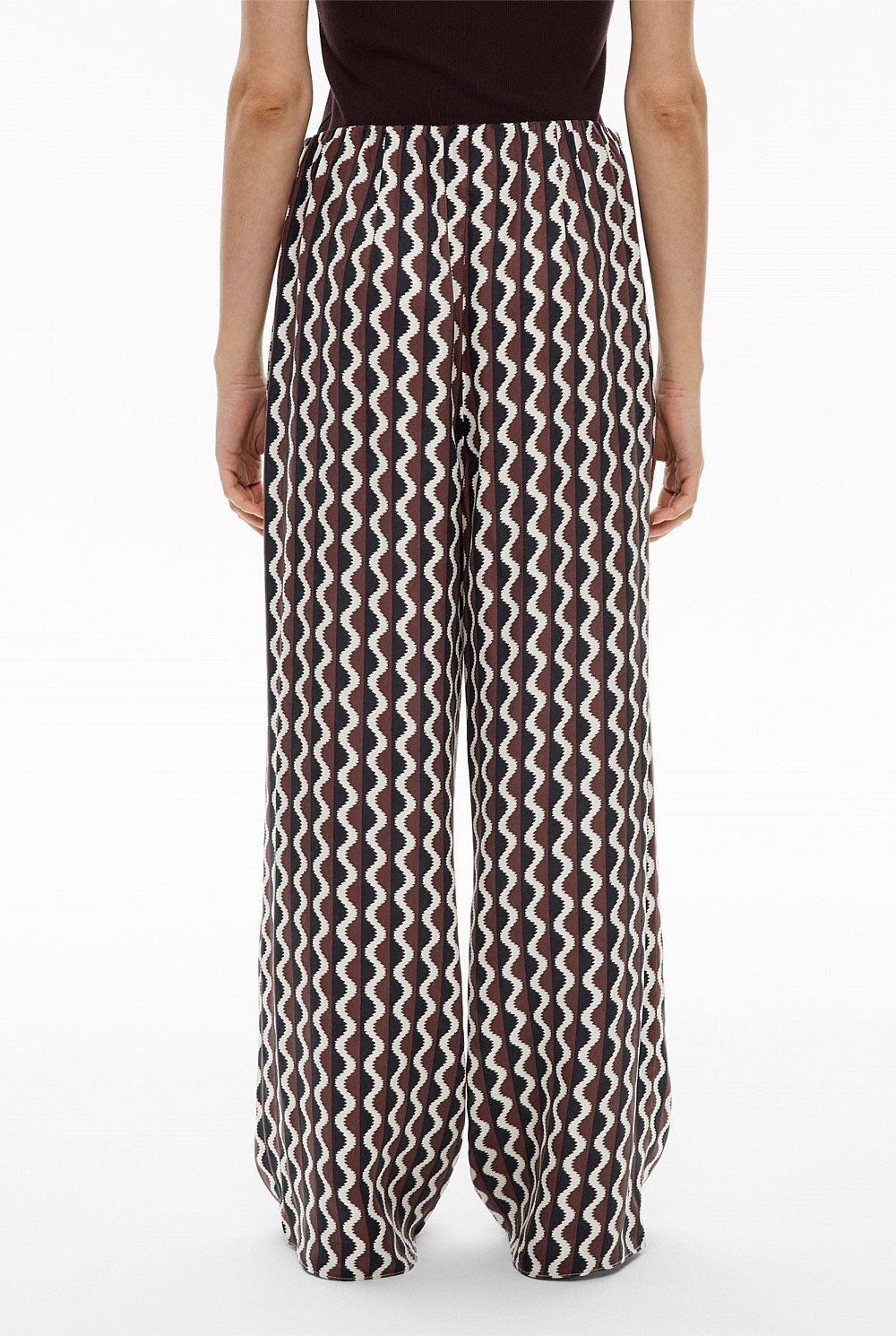 Pull On Cupro Pants