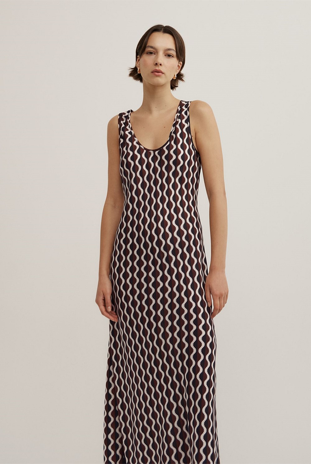 Scoop Cupro Dress