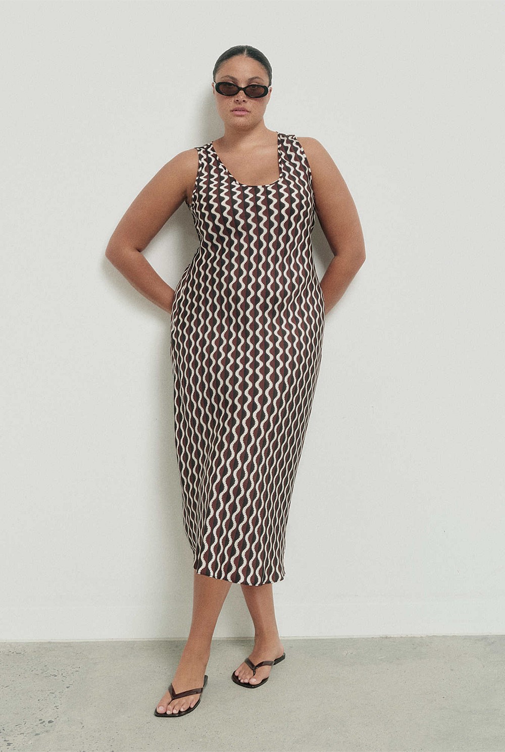 Scoop Cupro Dress