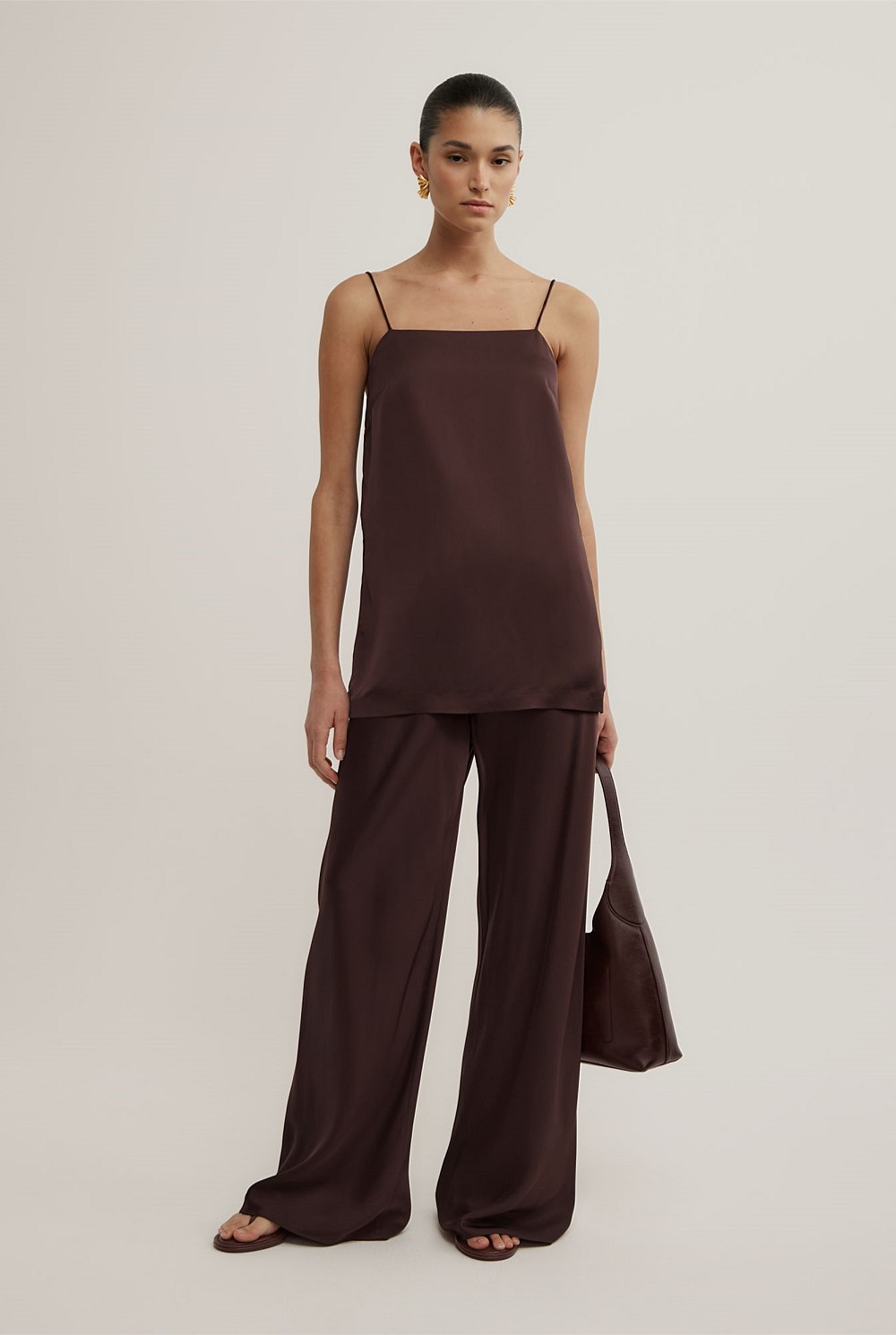 Satin Tunic Top