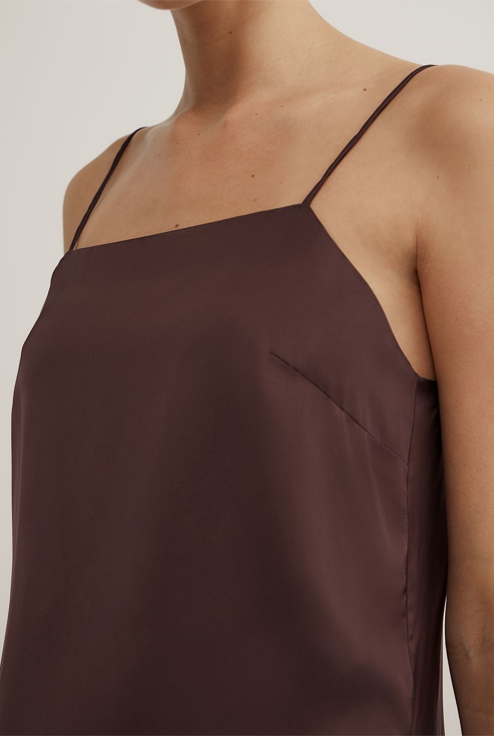 Satin Tunic Top