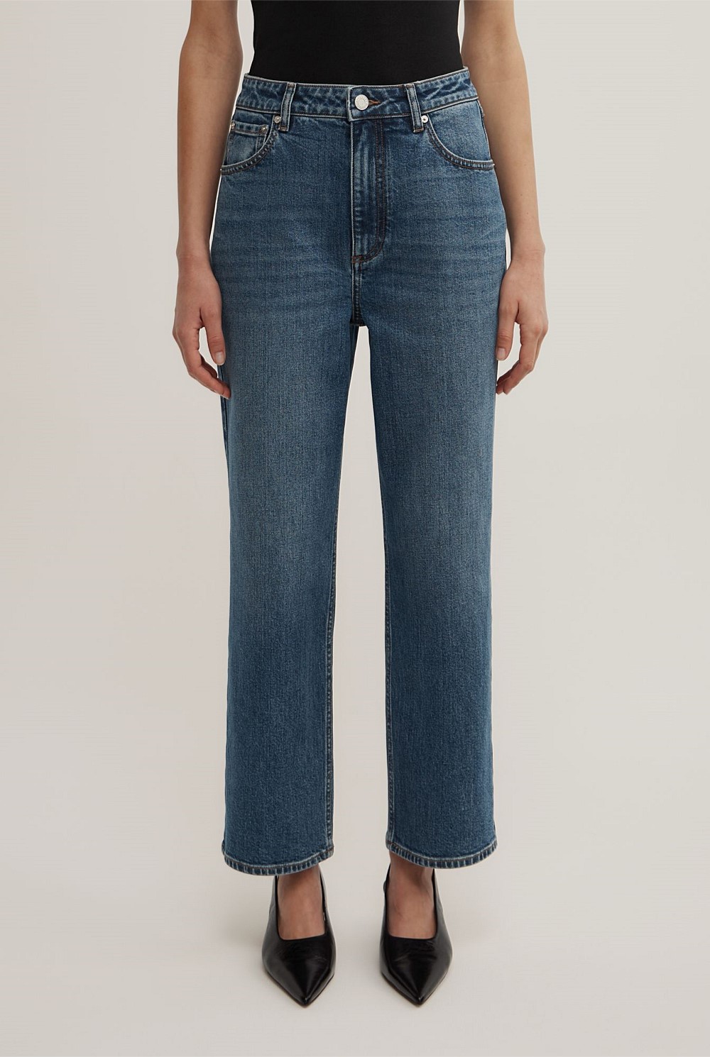 Straight Crop Jeans