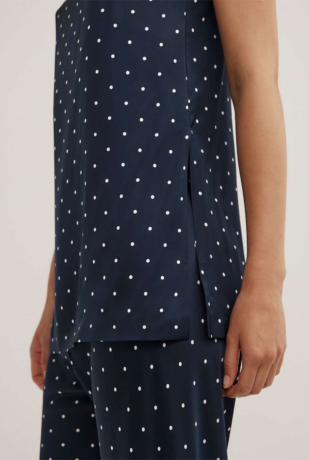 Satin Tunic Top