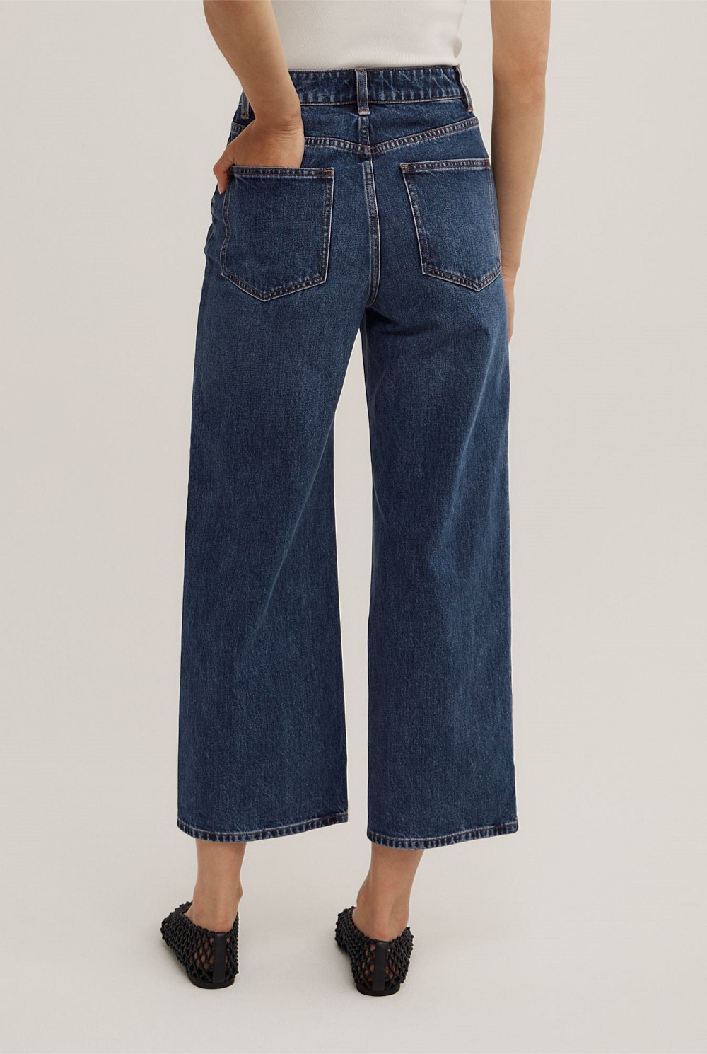 Wide Leg Crop Jeans