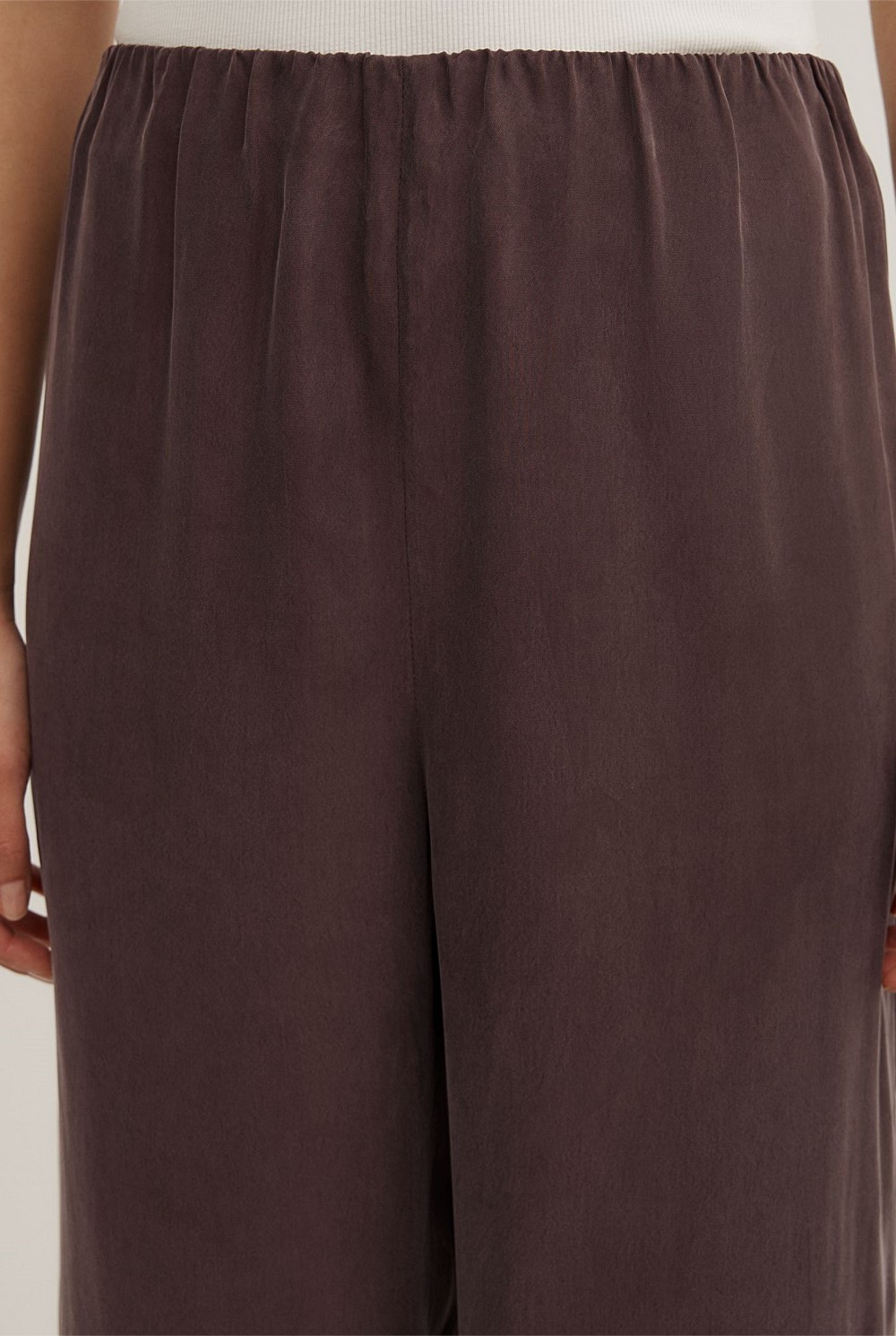 Pull On Cupro Pants