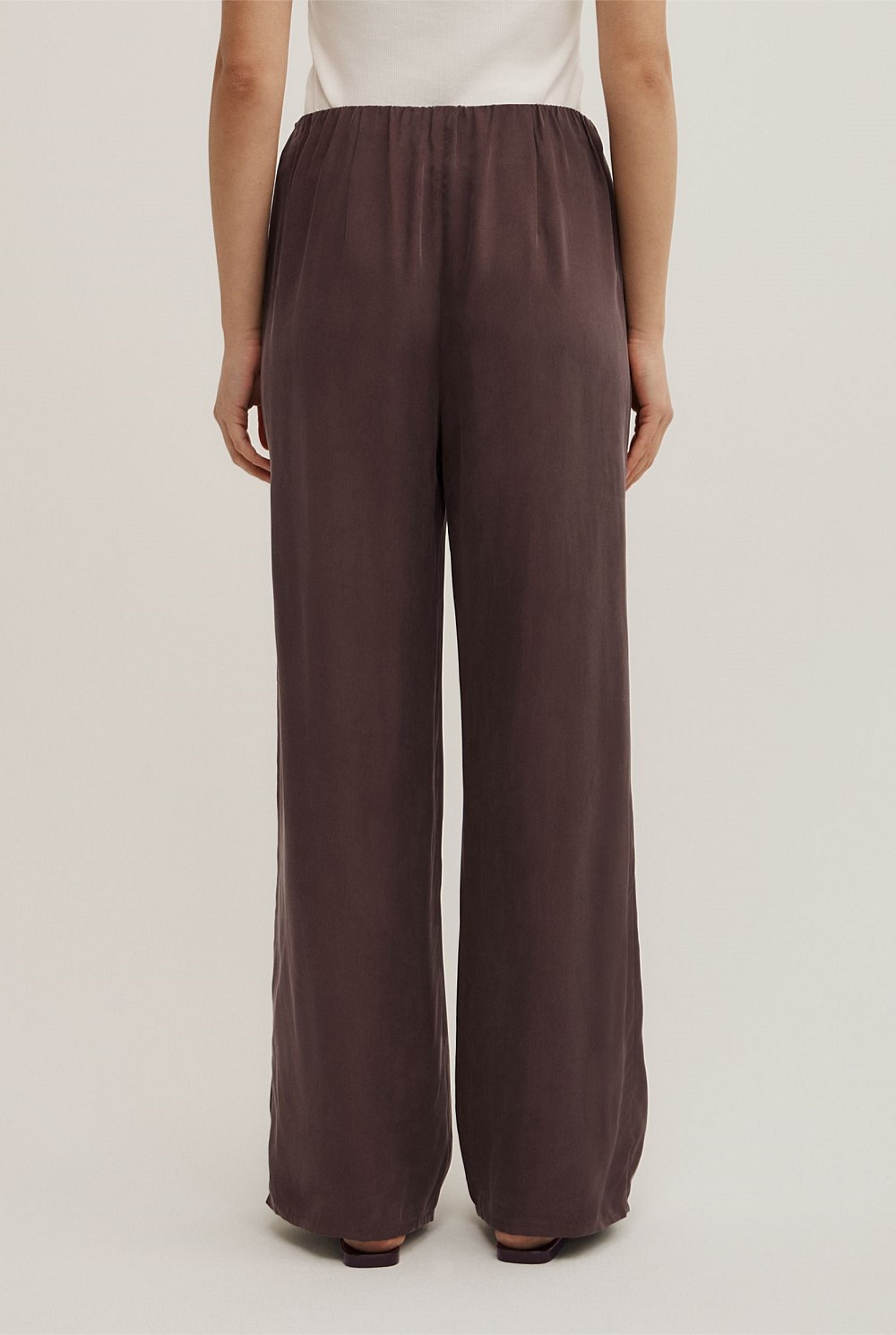 Pull On Cupro Pants