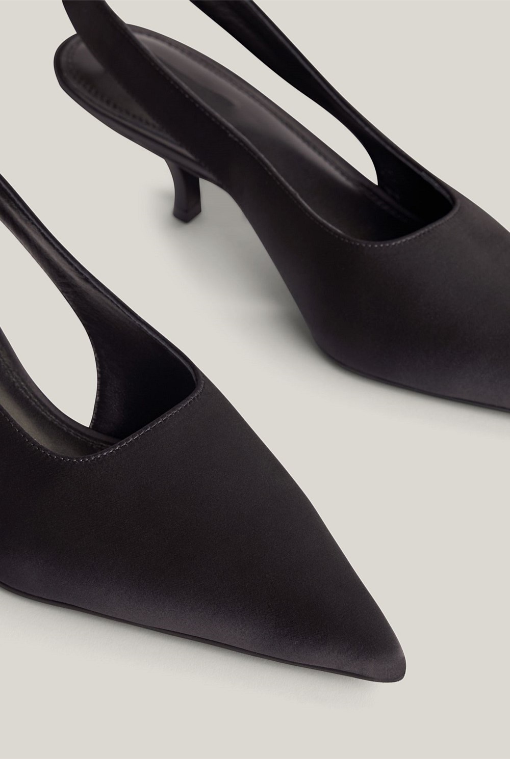 Fleur Satin Heels