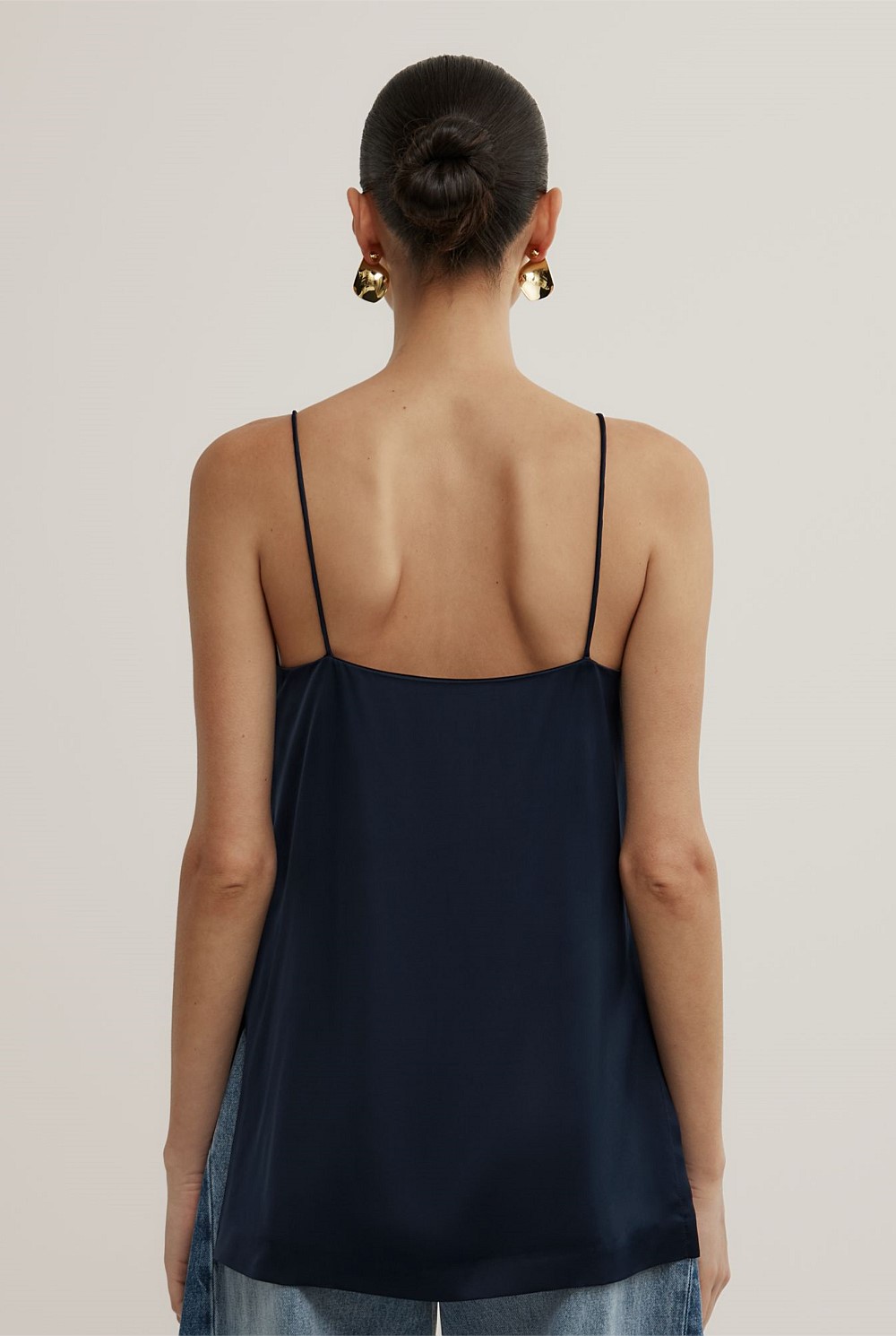 Satin Tunic Top