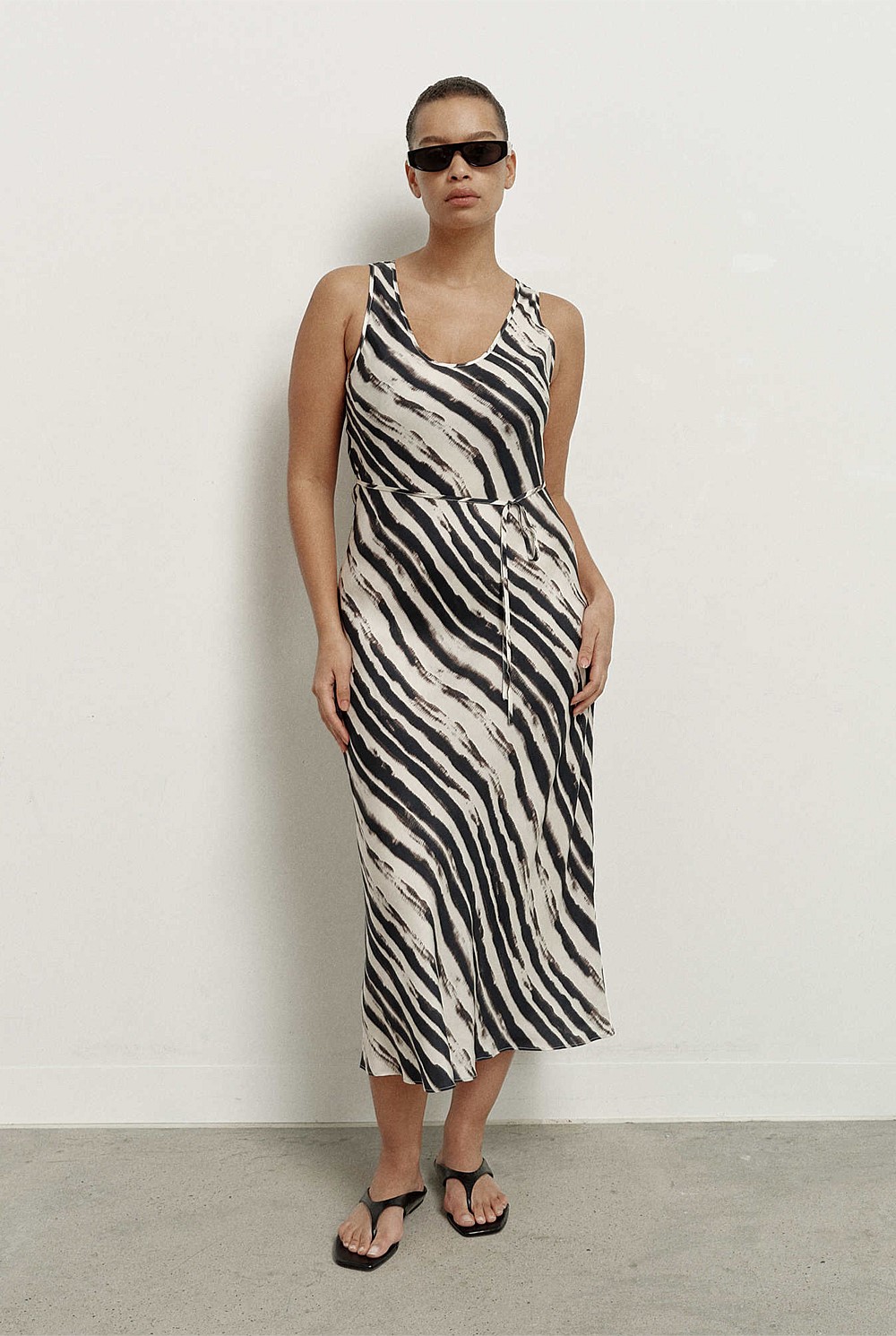 Scoop Cupro Dress