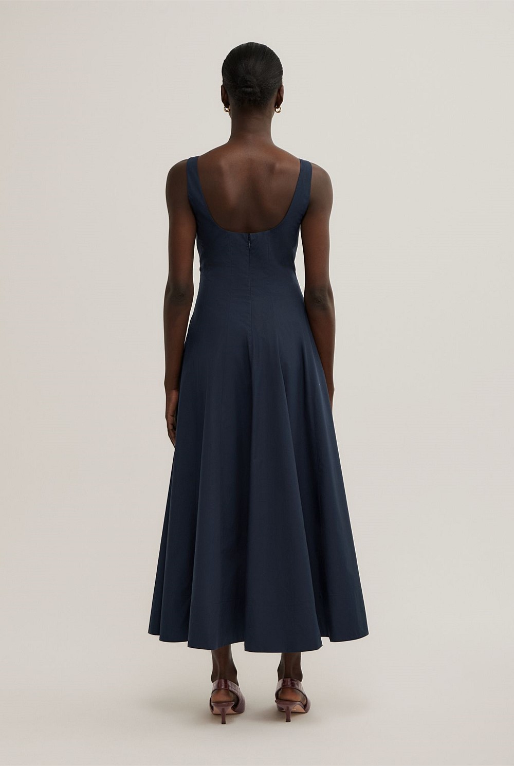 Seam Detail Midi Dress