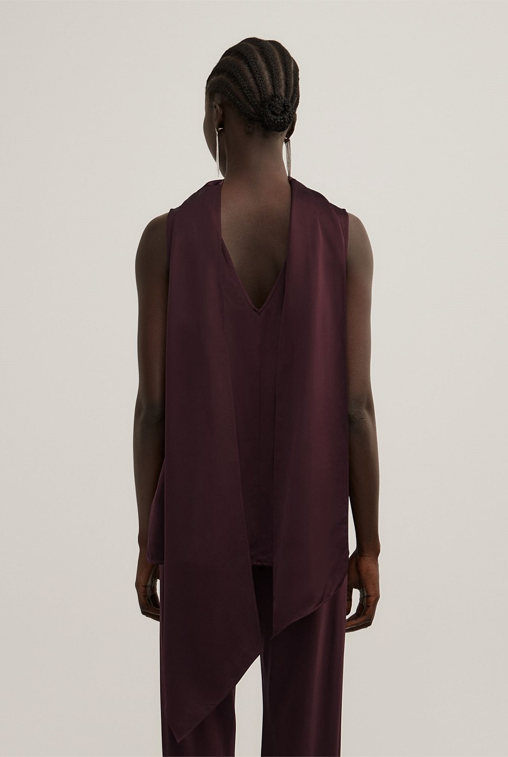 Asymmetric Scarf Top