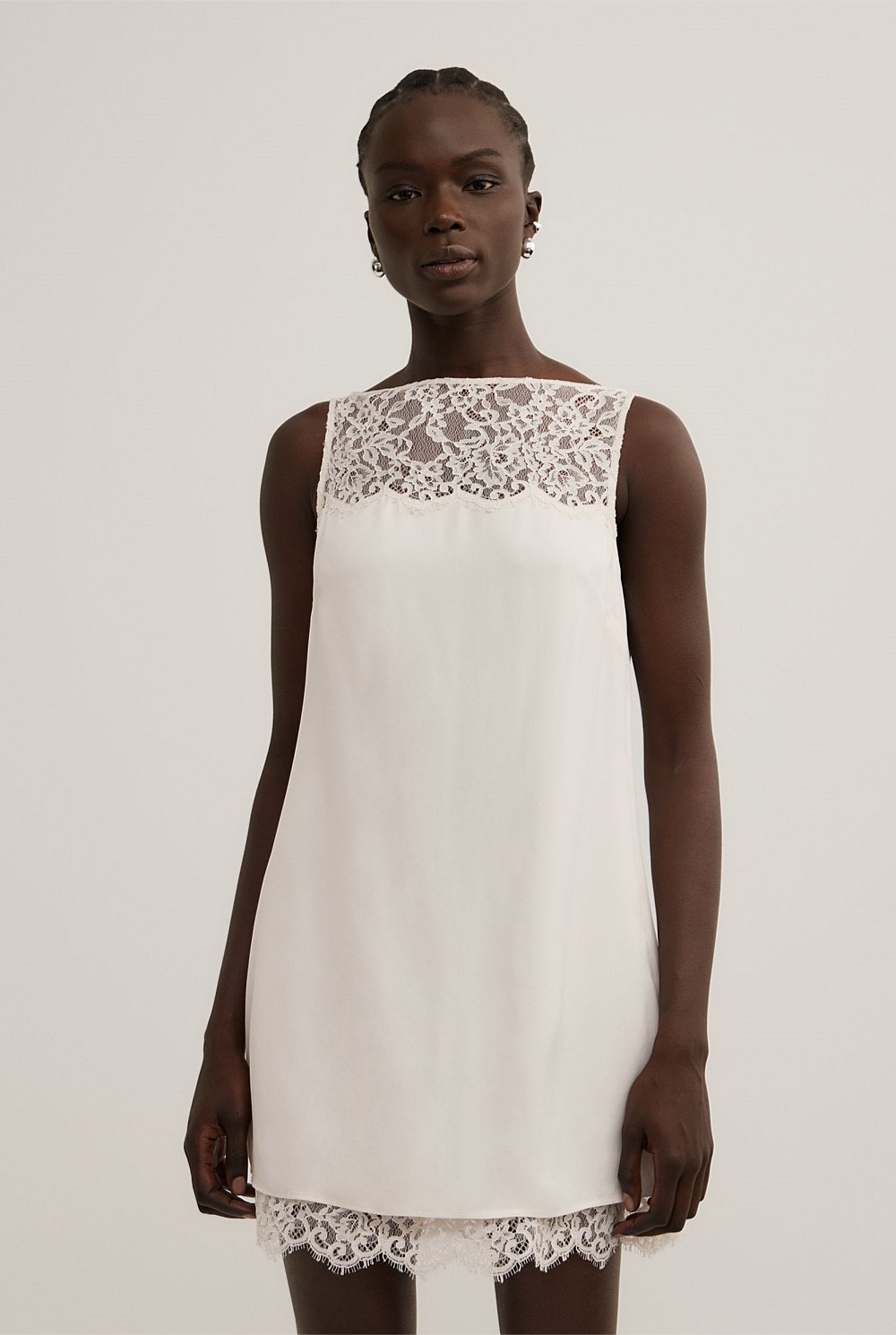 Lace Yoke Dress