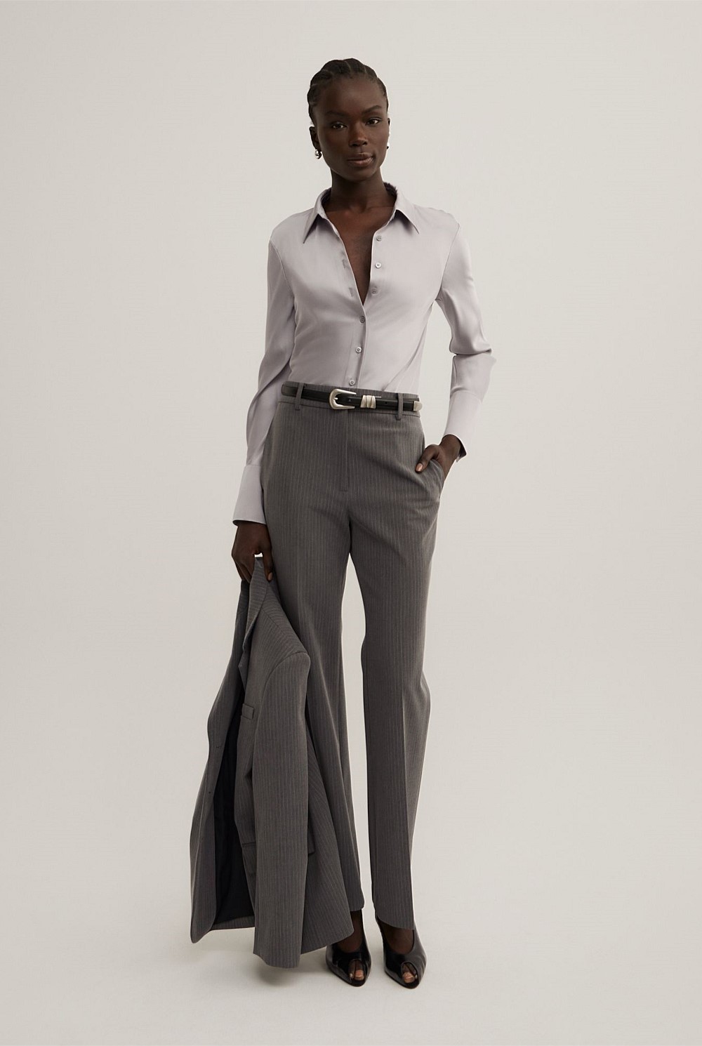 Slim Satin Shirt