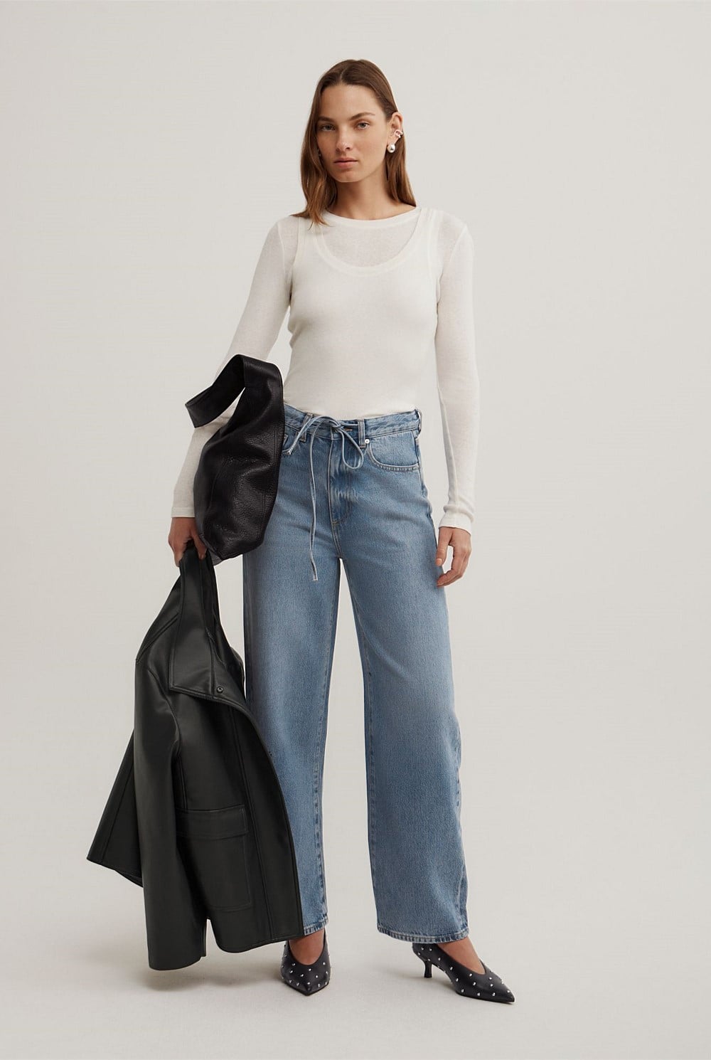 Long Sleeve Overlay Top