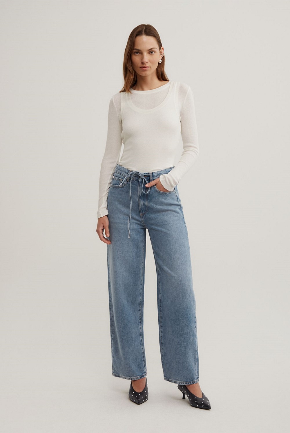 Long Sleeve Overlay Top