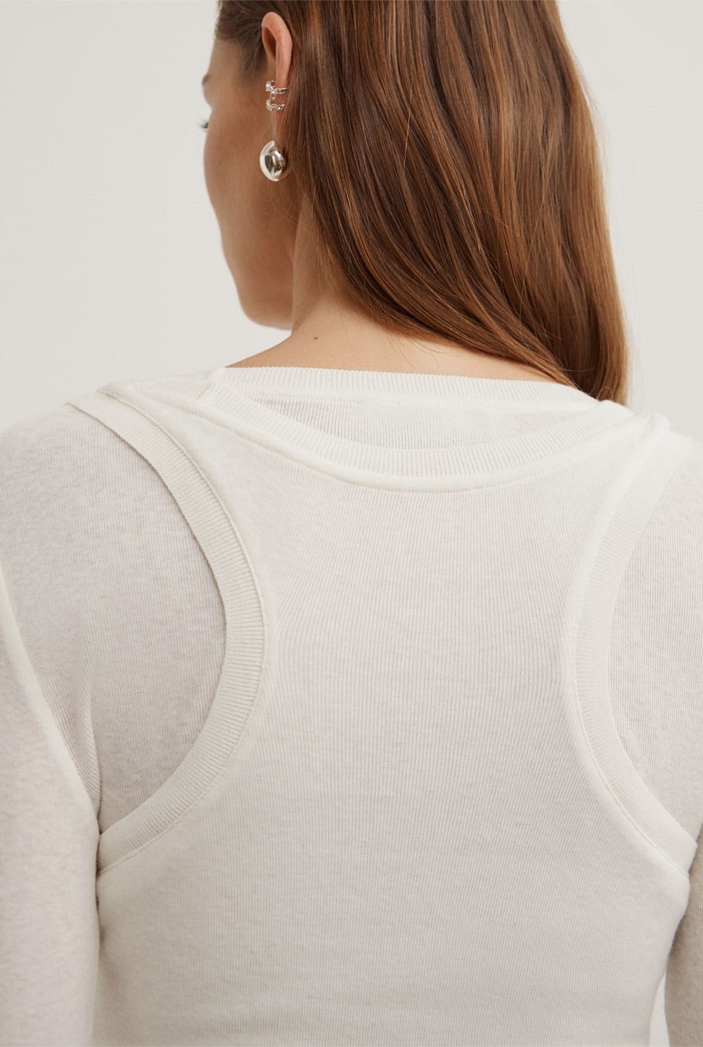 Long Sleeve Overlay Top